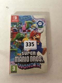 NINTENDO SWITCH SUPER MARIO BROS. WONDER (SEALED)