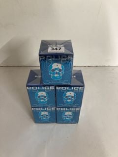 5 X POLICE TO BE OR NOT TO BE GENTS EAU DE TOILETTE (SEALED)