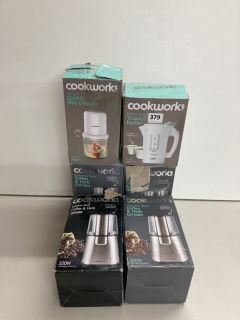 COOK WORKS KITCHEN APPLIANCES TO INCLUDE HERB GRINDERS