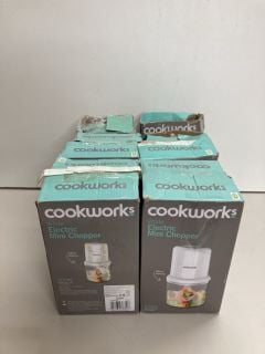 COOK WORKS KITCHEN APPLIANCES TO INCLUDE MINI CHOPPERS