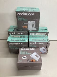 6 X COOK WORKS HAND MIXERS