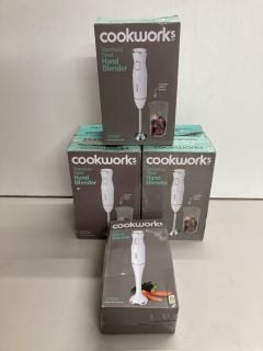 6 X COOK WORKS HAND BLENDERS