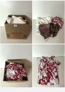 BOX OF MEN'S AND WOMEN'S VARIOUS CLOTHING UNSEALED