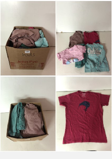 BOX OF VARIOUS KIDS CLOTHING UNSEALED