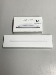 APPLE PENCIL AND AN APPLE MAGIC MOUSE(SEALED)