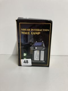 SOLAR INTERACTION WALL LAMP