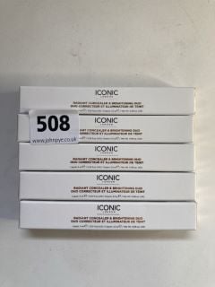 5 X ICONIC RADIANT CONCEALER AND BRIGHTING DUO RRP: APPROXIMATELEY £100