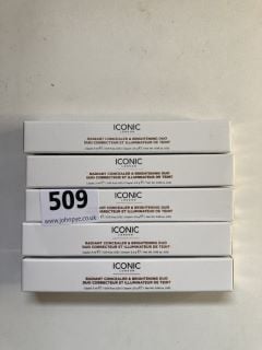 5 X ICONIC RADIANT CONCEALER AND BRIGHTING DUO RRP: APPROXIMATELEY £100