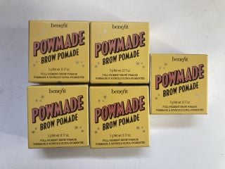 5 X POWMADE BROW POMADE RRP: APPROXIMATELY £75