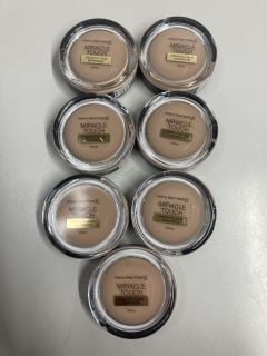 7 X MAX FACTOR MIRACLE TOUCH FOUNDATION