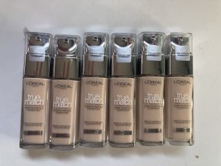 VARIOUS L'ORÉAL TRUE MATCH FOUNDATION