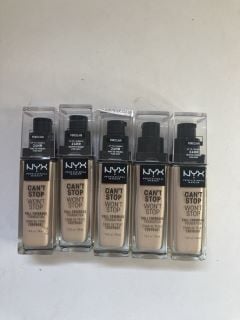 VARIOUS L'ORÉAL TRUE MATCH FOUNDATION