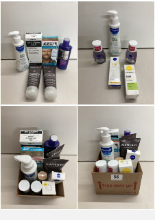 QUANTITY OF VARIOUS MEN'S AND WOMEN'S BEAUTY PRODUCTS