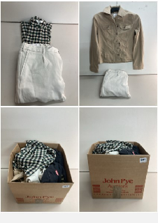 BOX OF MEN'S AND WOMEN'S VARIOUS CLOTHING UNSEALED