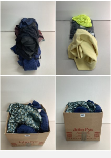 BOX OF MEN'S AND WOMEN'S VARIOUS CLOTHING UNSEALED