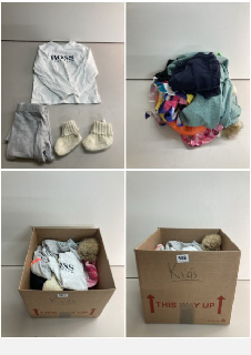 BOX OF MEN'S AND WOMEN'S VARIOUS CLOTHING UNSEALED