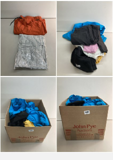 BOX OF MEN'S AND WOMEN'S VARIOUS CLOTHING UNSEALED