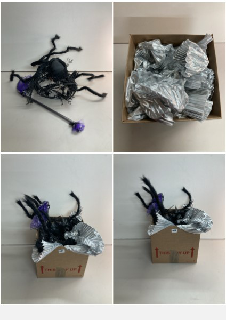 BOX OF HALLOWEEN DECORATIONS