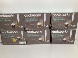 6 X COOK WORKS PERSONAL BLENDERS