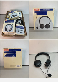 BOX OF TECH TO INCLUDE LOGIK WIRELESS USB HEADSET