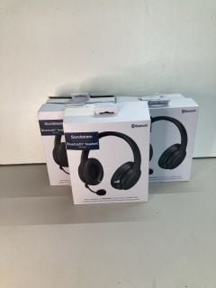 5 X SANDSTROM BLUETOOTH HEADSETS