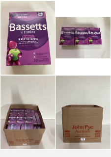 BOX OF BASSETTS VITAMINS