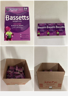 BOX OF BASSETTS VITAMINS