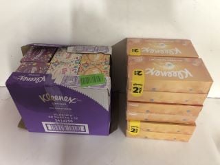 BOX OF KLEENEX TISSUES