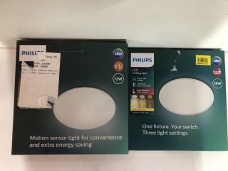 2 X PHILIPS LED CEILING LIGHTS