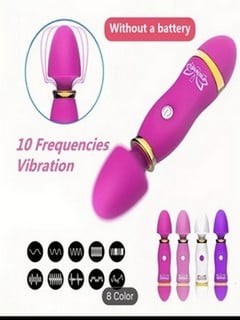 G SPOT MASSAGE STICK 12-SPEED MINI AV STICK VIBRATOR ADULTS SEX TOY - PURPLE (18+ ID REQUIRED)