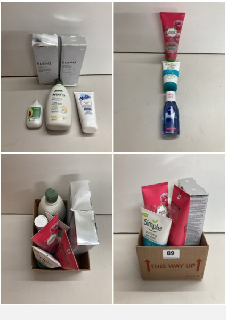 QUANTITY OF VARIOUS MEN'S AND WOMEN'S BEAUTY PRODUCTS