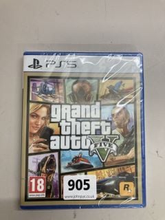 PS5 GRAND THEFT AUTO FIVE GAME 18+ ID REQUIRED (SEALED)