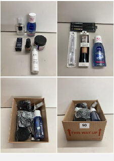 QUANTITY OF VARIOUS MEN'S AND WOMEN'S BEAUTY PRODUCTS