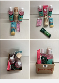 QUANTITY OF VARIOUS MEN'S AND WOMEN'S BEAUTY PRODUCTS