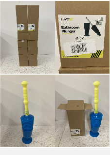 12 X ZUVO BATHROOM PLUNGER