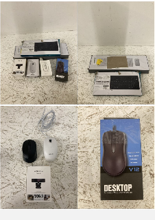 QTY OF COMPUTER ACCESSORIES INC LOGITECH MOUSE B100