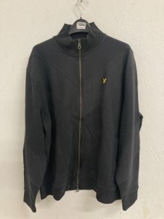 LYLE AND SCOTT CHEVRON ZIP THROUGH TRACK JACKET SIZE: 2XL