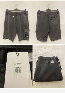 CALVIN KLEIN JEANS MEN'S WASHED BLACK SHORTS SIZE: M