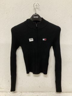 TOMMY JEANS WOMENS ZIP JUMPER SIZE: M