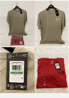 2 X UNDER ARMOUR T-SHIRTS SIZE: SM/LG