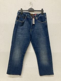 SUPERDRY DENIM VINTAGE SLIM STRAIGHT JEANS SIZE: 36/32