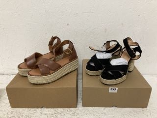 2 X FOOTWEAR INC V BY VERY SANDALS