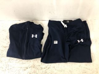 UNDER ARMOUR BOYS LOOSE KNIT TRACKSUIT SIZE: L