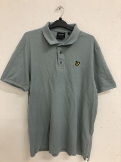 LYLE & SCOTT RELAXED FIT POLO T-SHIRT SIZE: XS