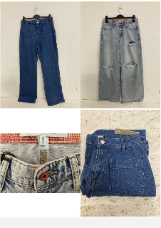 QTY OF JEANS INC LOW RISE BAGGY JEANS SIZE: 12R