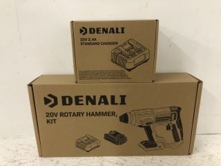 DENALI 20V ROTARY HAMMER, KIT + 20V 2.4A STANDARD CHARGER RRP: £131.99