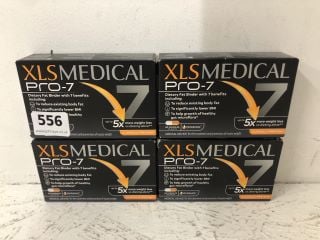 4 X XLS MEDICAL PRO-7 DIETARY FAT BINDER WITH 7 BENEFITS 60 CAPSULES 10 DAYS (2024-12) RRP Â£199.96