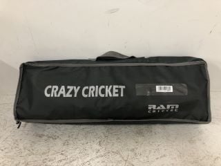 RAM CRICKET CRAZY CRICKET SETS SENIOR & JUNIOR FOR AGES +9 YEARS OLD HIGH PERFORMANCE & DURABLE KWIK CRICKET STYLE SET FOR TRAINING, CRICKET MATCHES, GARDEN, BEACH, OR PARK