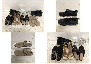 QTY OF FOOTWEAR INC V BY VERY SANDALS SIZE: 8