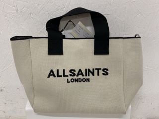 ALL SAINT LONDON IZZY MINI TOTE DESERT WHITE